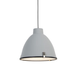 Sada 2 průmyslových závěsných lamp šedých 38 cm stmívatelných – Anteros