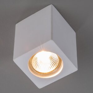 Sádrový downlight Anelie žárovka GU10, výška 11 cm