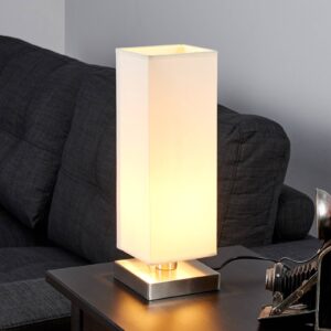 Martje - bílá noční lampička s LED žárovkou E14