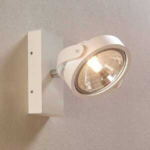 Bílý LED reflektor Leven pro stěny a strop