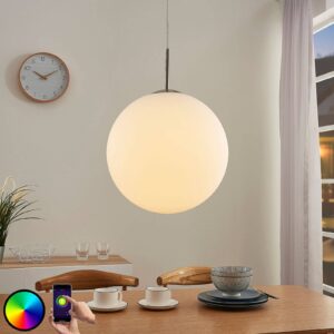 Lindby Smart RGB LED závěsné světlo lampa Rhona