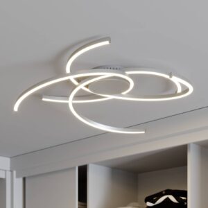 Lindby Katris LED stropní světlo, 73 cm, hliník