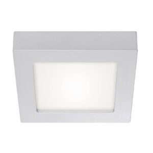 Prios Alette LED stropní světlo, stříbrné, 12,2 cm