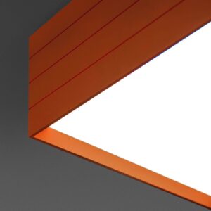 Artemide Groupage LED stropní světlo 45x45 orange