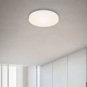LED stropní světlo Flame, Ø 28,7 cm, bílé