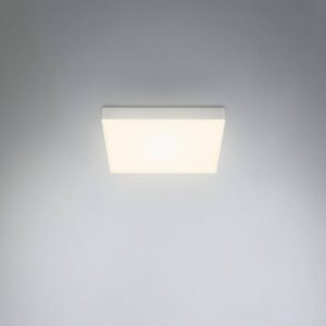 LED stropní světlo Flame, 21,2 x 21,2 cm, stříbrná
