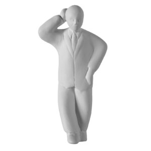 Karman Umarell dekorační figura, 15 cm zamyšlená