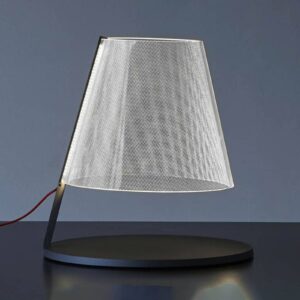 LED stolní lampa Amarcord stmívací antracit, tečky