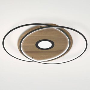 Paul Neuhaus Q-AMIRA LED stropní světlo ovál hnědá