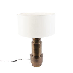 Stolní lampa ve stylu art deco s odstínem 50 cm – Bruut