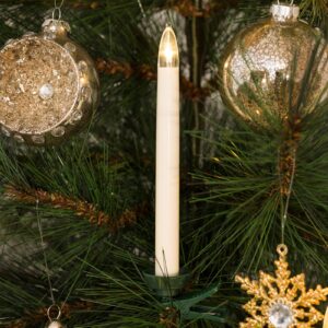 LED vánoční svíčky bezdrátové doplňující sada 16cm