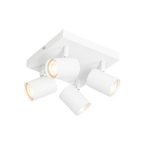 Moderní stropní svítidlo bílé nastavitelné na 4 světla – Jeana
