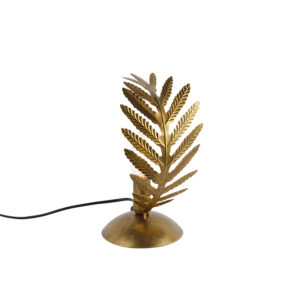 Vintage stolní lampa malé zlato – Botanica