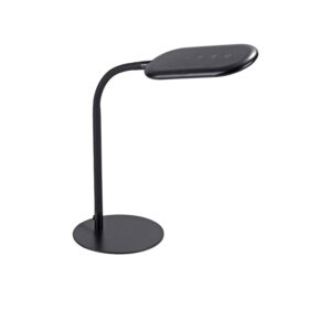 Moderní stolní lampa černá stmívatelná včetně LED – Kiril