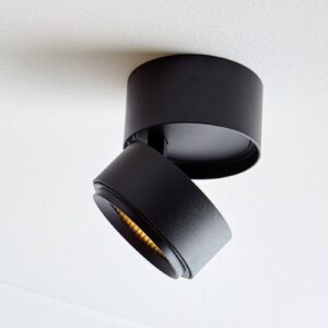 LOOM DESIGN Ray LED stropní spot Ø11,1cm 20W černá