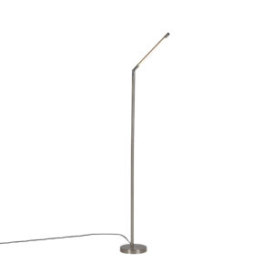 Moderní stojací ocelová lampa včetně LED – Berdien