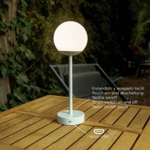 Newgarden Norai Slim LED stolní lampa, růžová