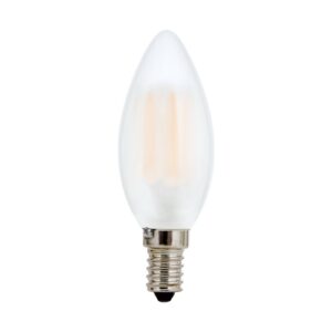 LED žárovka-svíčka E14 4,5W 827 matná stmívatelná