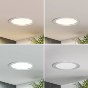 Prios Cadance LED podhledové světlo stříbrné, 22cm