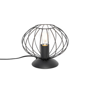 Industriální stolní lampa černá – Margarita