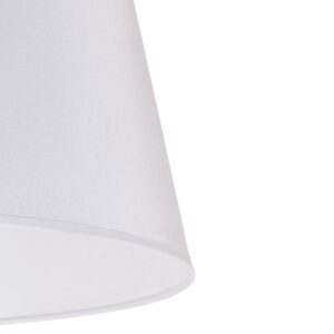 Stínidlo na lampu Cone výška 18 cm, chintz bílá