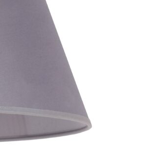 Stínidlo na lampu Sofia výška 21 cm, šedá/bílá