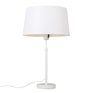 Stolní lampa bílá s odstínem bílá 35 cm nastavitelná – Parte