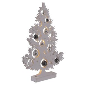 LED dekorativní vánoční strom, bílá