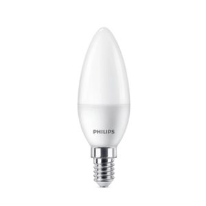 Philips LED svíčka E14 4,9W 470m 2 700K matná 3ks