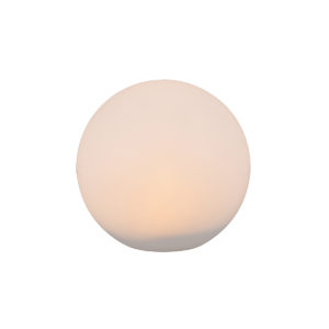 Buitenlamp met grondpin wit 30 cm oplaadbaar met solar – Gabriel