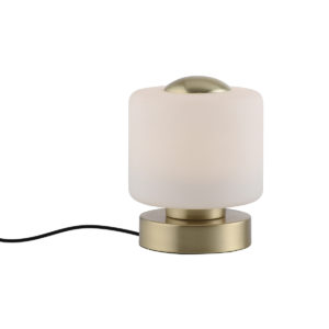 Stolní lampa mosazná včetně LED 3-stupňově stmívatelná dotykově – Mirko