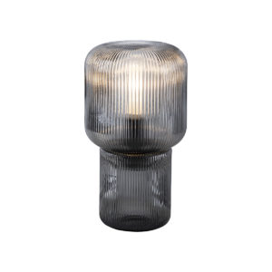 Designová stolní lampa kouřové sklo – Zonat