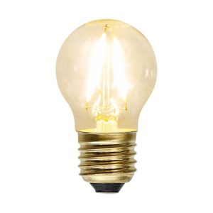 LED žárovka E27 G45 filament 1,5W 2100 K Soft Glow