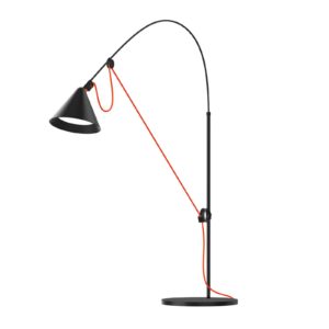 midgard AYNO stolní lampa 76 cm černá/oranž 2 700K