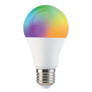 LED žárovka E27 5,5W Tuya app, RGBW, WiFi, dim