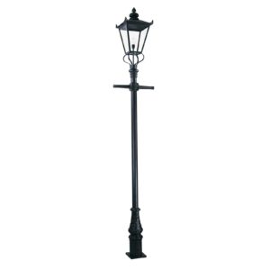 Pouliční svítilna Wilmslow, černá, 1 zdroj, 330 cm