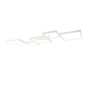 Stropní svítidlo bílé včetně LED 3 stupňové stmívatelné 5 světel – Lejo