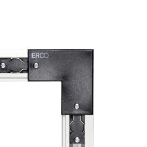 ERCO 3fázová rohová spojka ochranný vodič, černá