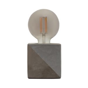 Pauleen Silver Jewel stolní lampa, betonový sokl