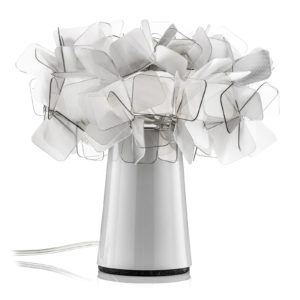 Slamp Clizia – designová stolní lampa, šedá