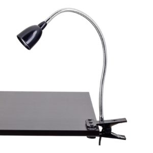 Rabea – LED svítilna s klipem v černé