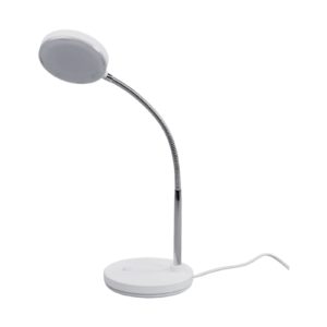 Bílá LED stolní lampa Milow