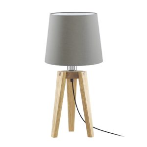 HerzBlut Anni stolní lampa, dub přírodní/taupe