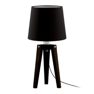 HerzBlut Anni stolní lampa, dub černá/černá