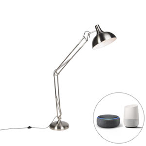 Chytrá stojací lampa ocelová včetně Wifi A60 – Hobby