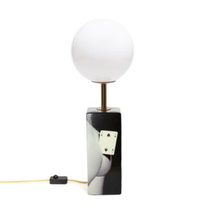 LED stolní lampa Toiletpaper s motivem karet