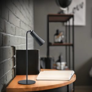 LED stolní lampa Maxi s baterií, černá