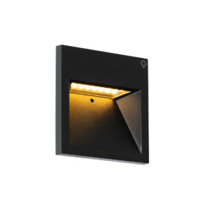 Moderní nástěnné svítidlo černé včetně LED – Gem 2
