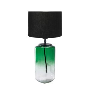 PR Home Gunnie stolní lampa, sklo, zelená/čirá