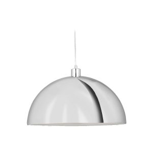Aluminor Dome závěsné světlo, Ø 50 cm, chrom